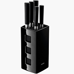 Набор ножей NADOBA, серия KEIKO, 5шт, с универсальным керамическим блоком