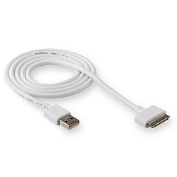 Кабель USB <--> iphone 4  1.0м WALKER C115  белый, в техпаке