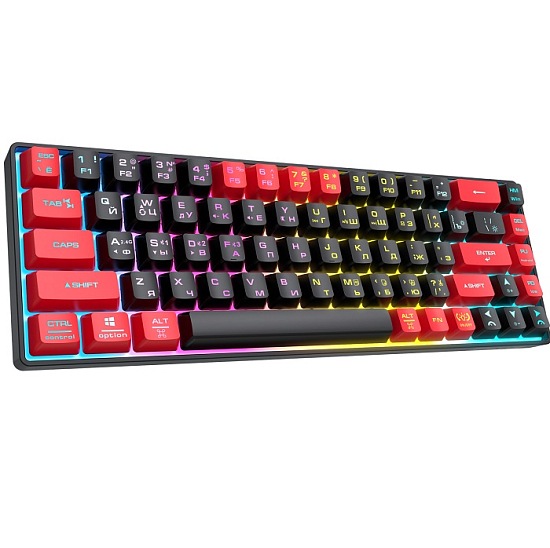 Клавиатура БП PANTEON M2 BW Black-Red (156)