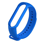 Силиконовый ремешок WB13 для Xiaomi Mi Band 5/Mi Band 6 (light blue), на кнопке (регулируемый)