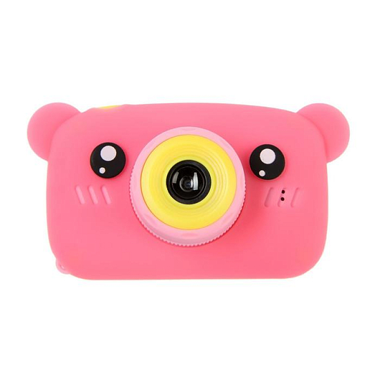 Фотоаппарат детский Childrens Fun Camera Медвежонок , розовый