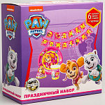 Набор бумажной посуды, на 6 персон "С днем рождения!", Щенячий патруль 4265700