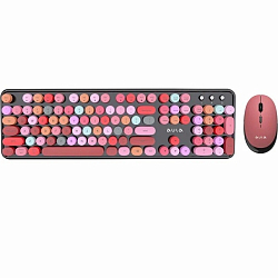 Клавиатура+мышь БП AULA AC306 Black-Colorful