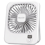 Вентилятор WALKER WFAN-35, с дисплеем, белый