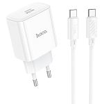 Сетевое ЗУ 1Type-C 3.1A HOCO C76A Pro белое, Type-C, PD30W