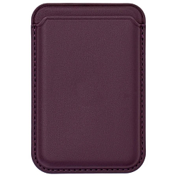 Кошелек для карт MagSafe Silicone Wallet для Apple iPhone Пурпурный