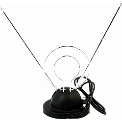 Комнатная антенна МВ+ДМВ YB1-002 пассивная   с усилителем