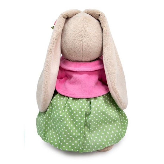 Мягкая игрушка Зайка Ми в платье в горох, 25 см (StS-494) 7641479