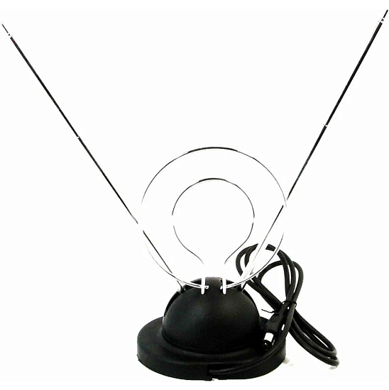 Комнатная антенна МВ+ДМВ YB1-002 пассивная   с усилителем