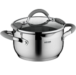 Кастрюля 2.5л NADOBA серия NITA со стеклянной крышкой