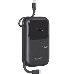 Внешний АКБ MIVO MB-301Q (30000mAh) черный