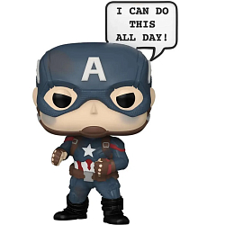 Фигурка Funko POP! Bobble Marvel Infinity Saga Captain America(I can) WonderCon25 (Exc) (1480) 85287