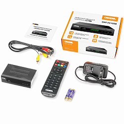 Ресивер DVB-T2 CADENA CDT-2315SB черный