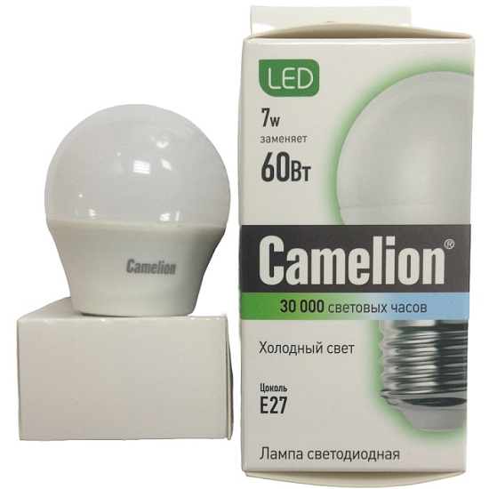 Лампа светодиодная CAMELION G45 7W/4500K/E27