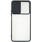 Задняя накладка ZIBELINO Cover Slide для Xiaomi 11T/11T Pro (черный)