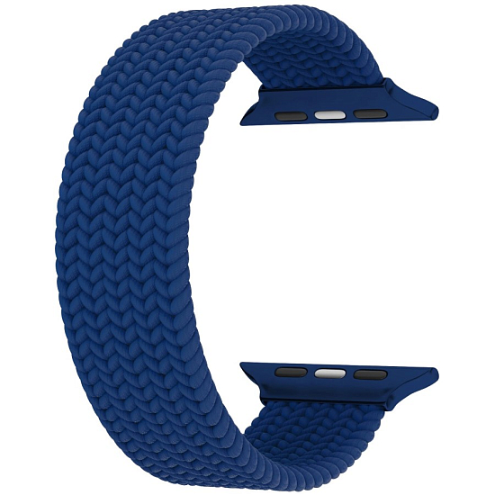 Плетеный ремешок NONAME для Apple Watch 38/40mm синий