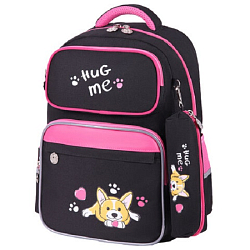 Рюкзак ЮНЛАНДИЯ COMPLETE с пеналом в комплекте, эрго-спинка, Hug me, 42х29х14 см, 271414