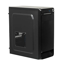 Системный блок IRU Office 310H6S TWR(Intel Core i3-12100/ 8Gb/ SSD 256Gb/ DOS) (2075471), чёрный