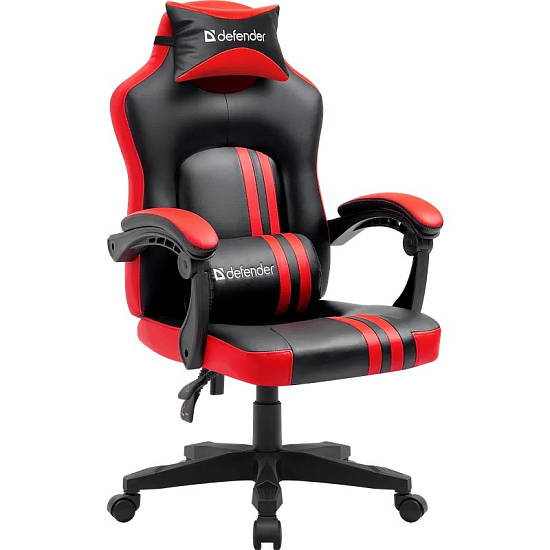 Кресло игровое Defender Mercury Черный/Красный,полиуретан,50мм