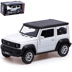 Машина металлическая SUZUKI JIMNY, 1:32, инерция, открываются двери, цвет белый