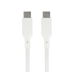 Кабель Type-C <--> Type-C 1.0м QUMO белый, 60W