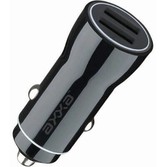 Авто ЗУ 2USB 2.4А AXXA черный (2231)