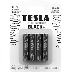 Элемент питания TESLA BLACK+ LR03 BL-4