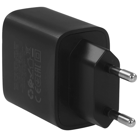 Сетевое ЗУ 1USB 3A BOROFONE BA95A Black, 18W