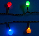 Гирлянда "Нить - с насадками" 2.8 м, свечение мульти, COLORBALLS ULD-S0280-020/DGA