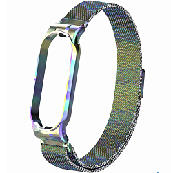 Металлический ремешок ISA для Xiaomi M3/4/5/6 Milanese хамелеон (colorful) #8