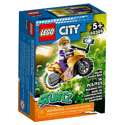 Конструктор LEGO City 60309 Трюковый мотоцикл с экшн-камерой
