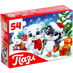 Пазл «Пушистый Новый год», 54 элемента