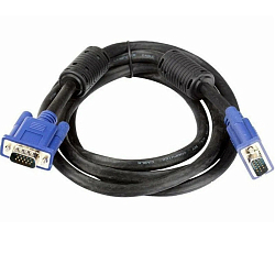 Кабель VGA <--> VGA  5.0м VCOM VVG6448, чёрный