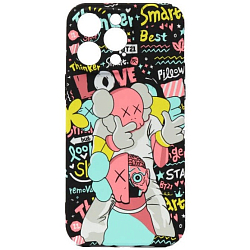 Силиконовый чехол LUXO для iPhone 12 PRO MAX ( № S4 KAWS )
