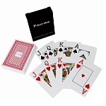Карты игральные (54 шт.) с пластиковым покрытием покерные
