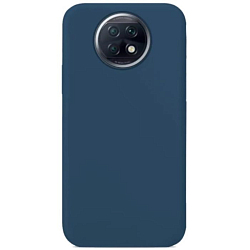 Силиконовый чехол SKIN SHELL для Xiaomi Redmi Note 9T (Темно-синий)