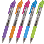 Ручка шарик.авт. синяя 0,7мм "Instinct", детали ассорти, BRAUBERG  141548