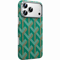 Задняя накладка KEEPHONE KEVILAR PRAGUE MAGSAFE CASE для iPhone 17 PRO MAX, MIDAS
