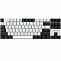 Клавиатура VOROTEX K87S Red Switch, Белый,чёрный