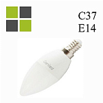 E14 свеча C37