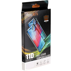 Противоударное стекло 11D FAISON для HUAWEI Nova 4/View 20 черное, полный клей