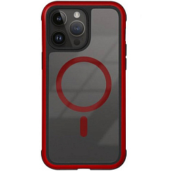 Задняя накладка K-DOO MAG ARES MagSafe бронированный iPhone 14 PRO (красный)