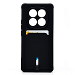 Задняя накладка SC304 с картхолдером для Xiaomi Redmi Note 14 Pro (black) (238760)