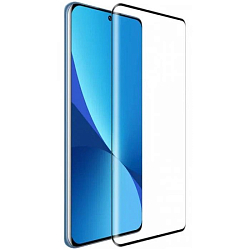Противоударное стекло ZIBELINO для Xiaomi 12/12X черный (2 шт.)