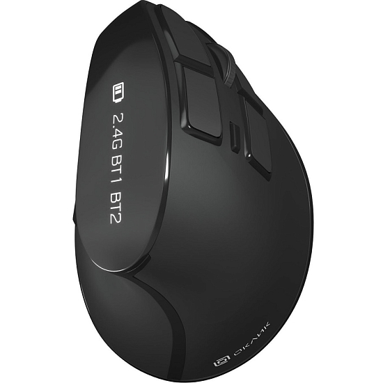 Мышь БП OKLICK 990MW черный для ноутбука