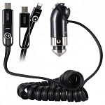 Авто ЗУ 1USB 2.1A REMAX RCC-211 Lightning/Type-C чёрный