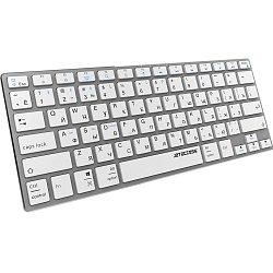 Клавиатура БП JETACCESS SLIM LINE K2 BT серебристый