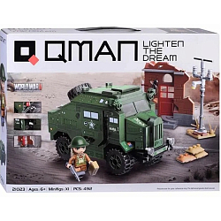 Конструктор QMAN C21023 Боевая машина 492 дет.