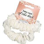 Резинки для волос «Каприс», набор 2 шт., 7 см, молочные