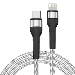 Кабель Lightning <--> Type-C  1.0м JETACCESS JA-DC60 черный, PD, 5A